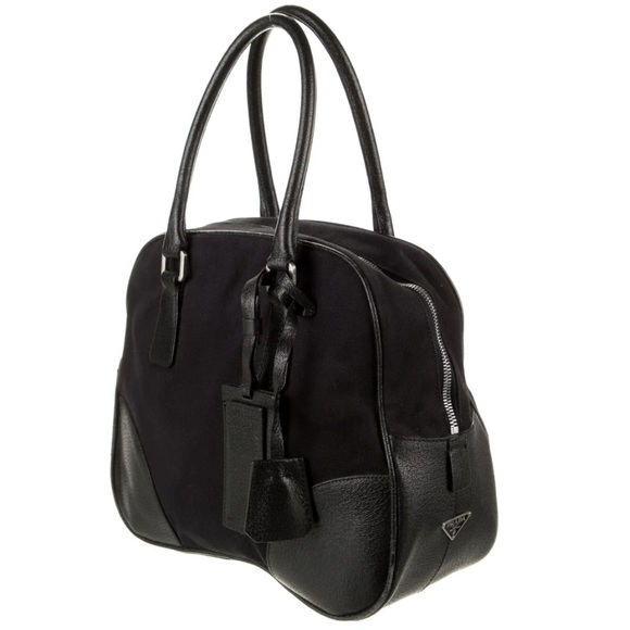 PRADA | Cinghiale Trimmed Canapa Bowler - Picture 3 of 5